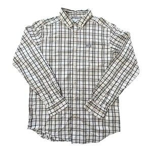 Columbia Rapid Rivers II Mens Plaid Medium Long Sleeve Button Down Shirt